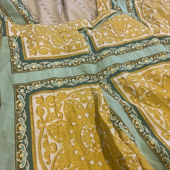 Zara Boho Printed Linen Trousers - Picture 3 of 7